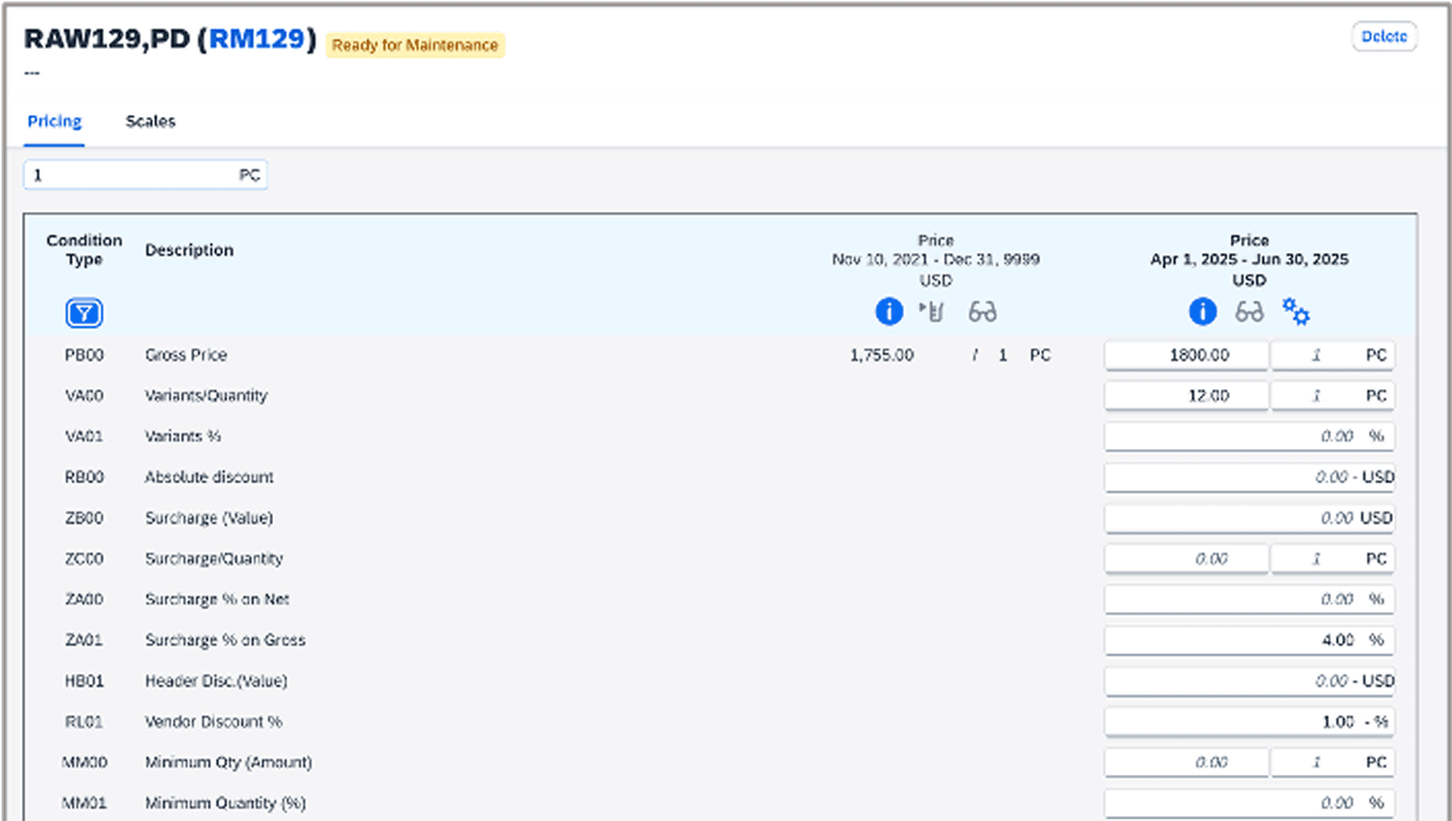 Price Conditioner dashboard – automated maintenance of SAP condition records for S/4HANA